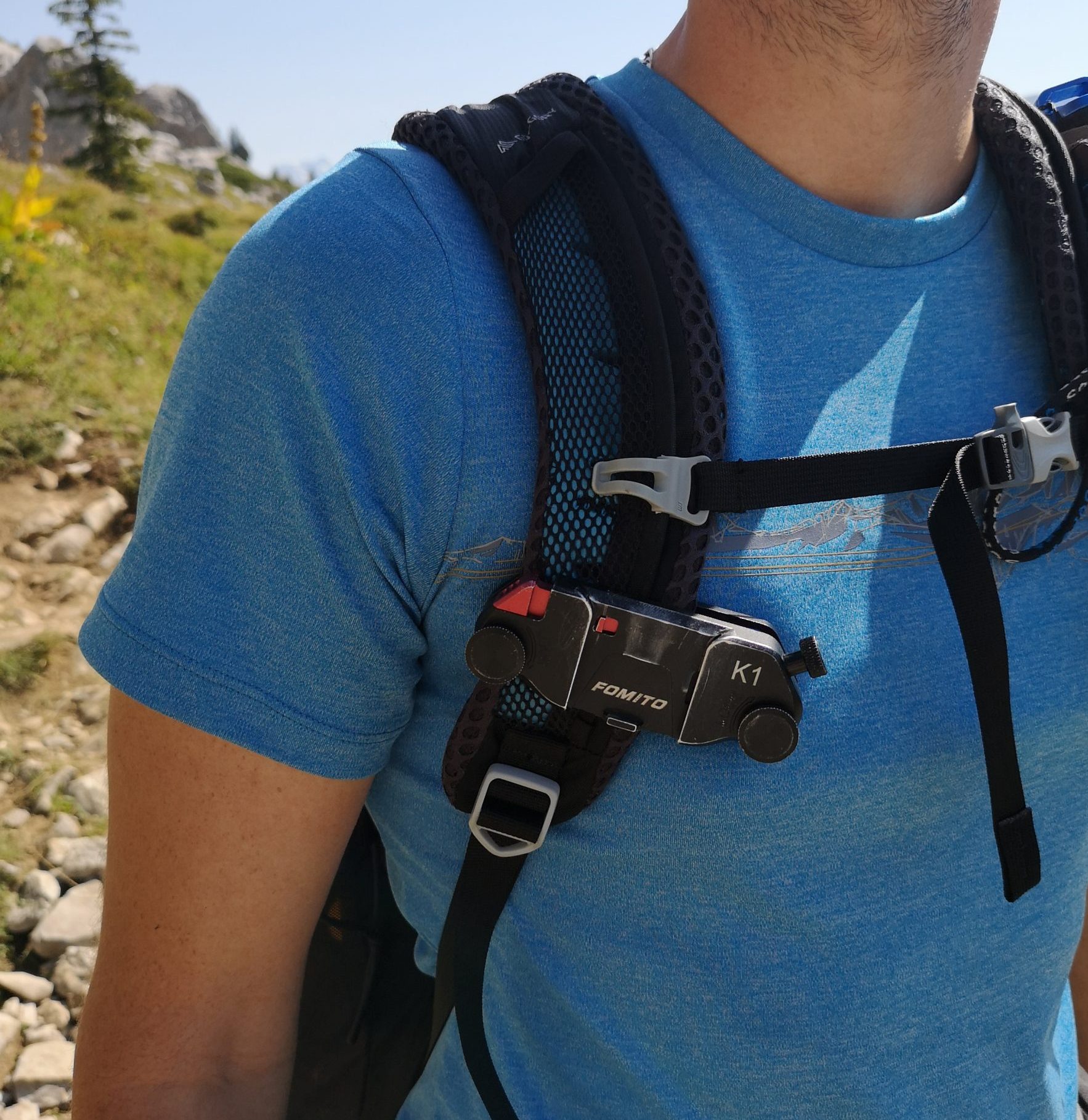 Wewoo - Clip ceinture appareil photo caméra de capture en alliage  d'aluminium attache rapide avec plaque - Trépied et fixation photo vidéo -  Rue du Commerce