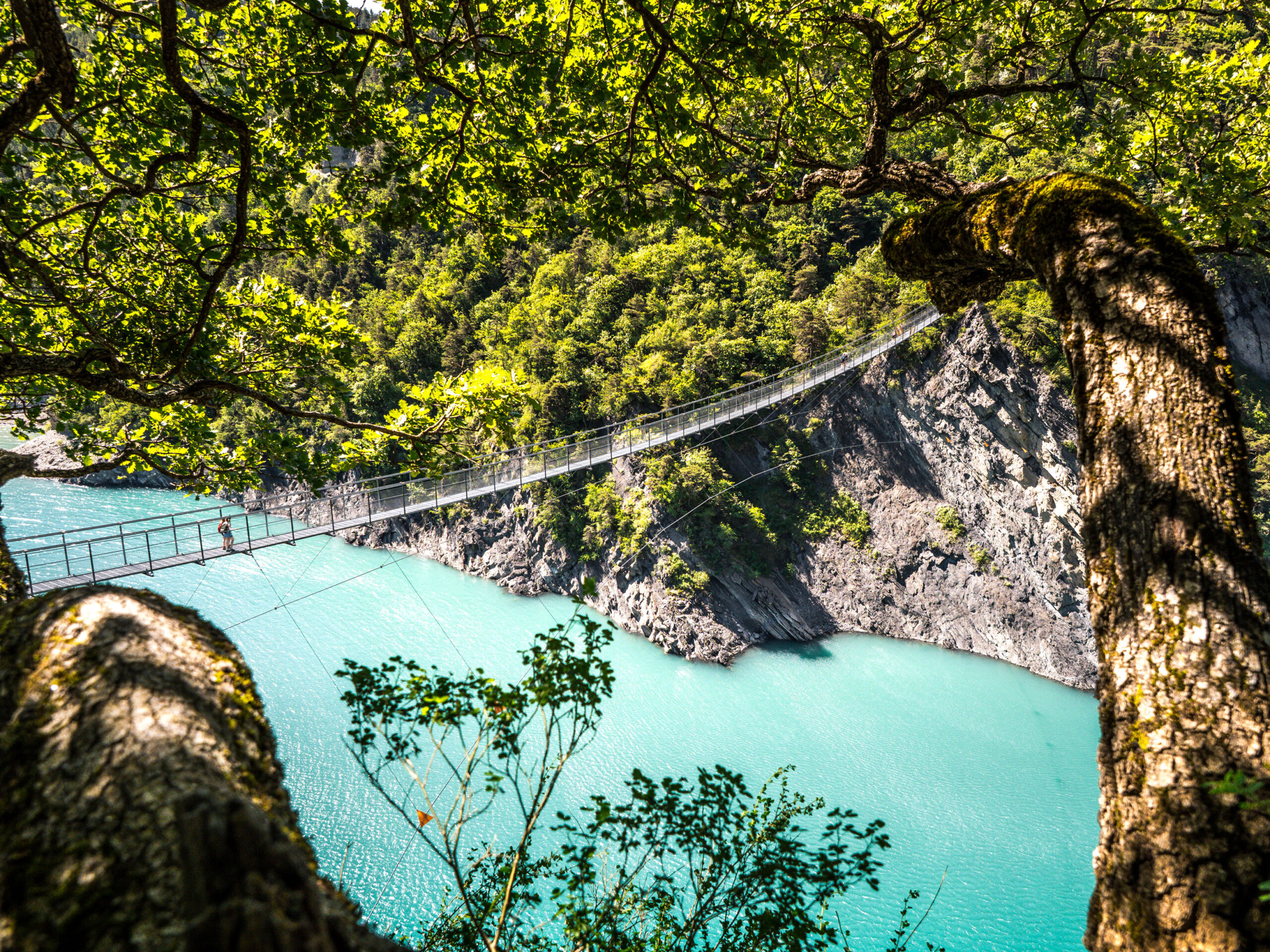 Randonnée passerelles de Monteynard