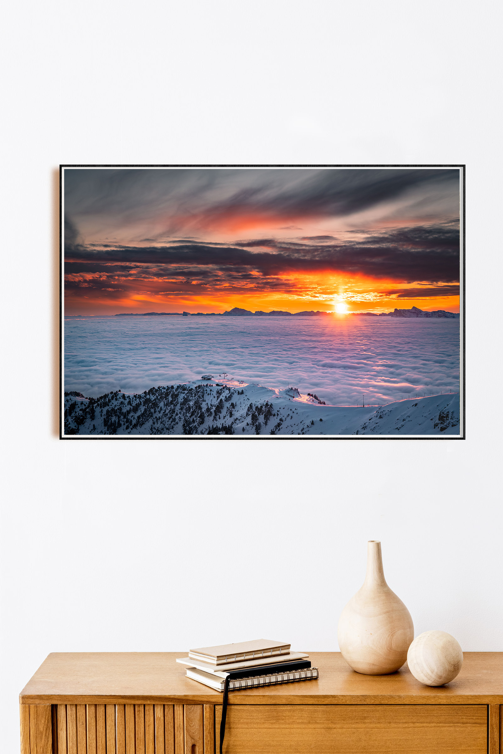 Coucher de soleil depuis Chamrousse