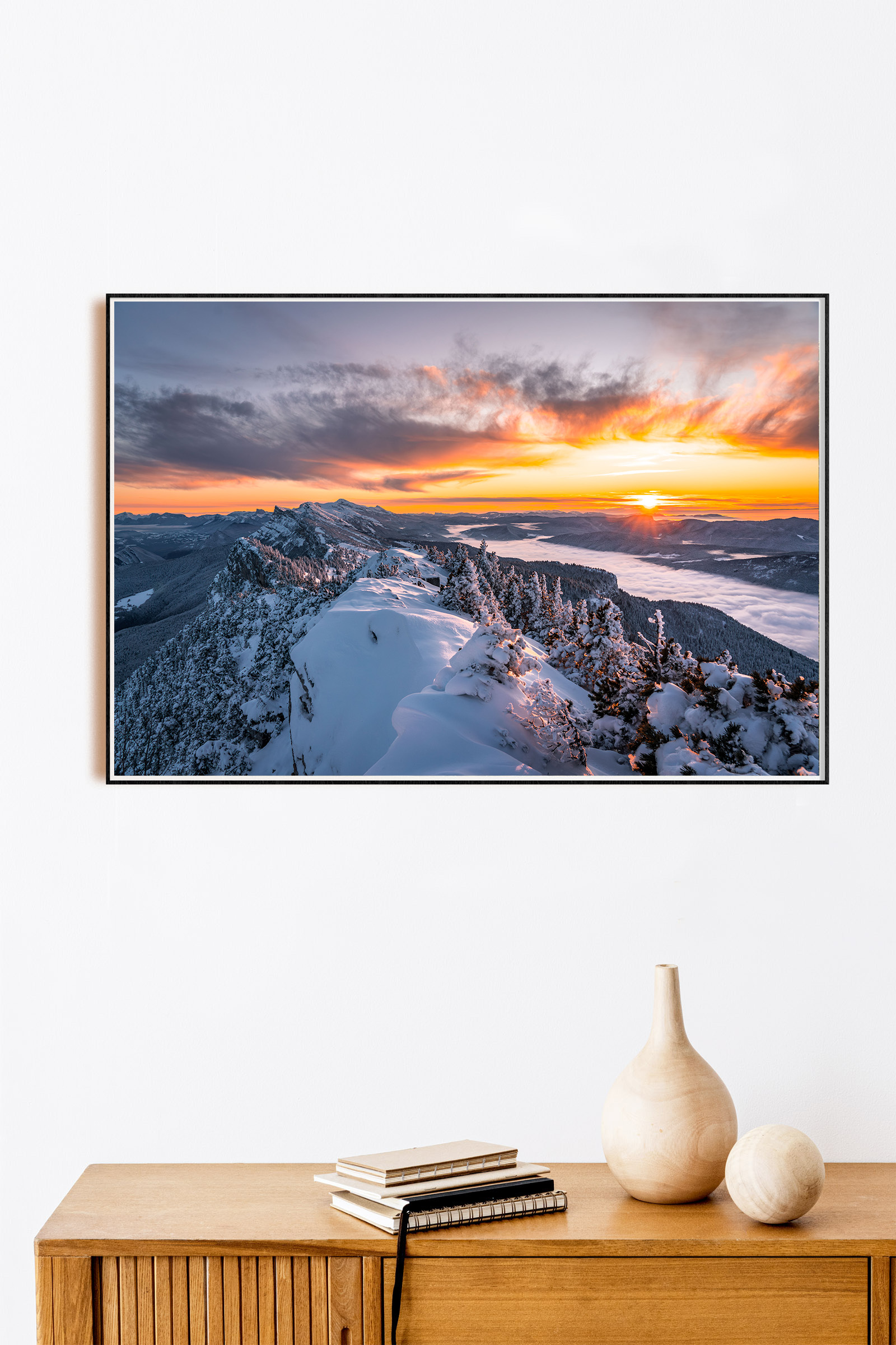 Moucherotte coucher de soleil