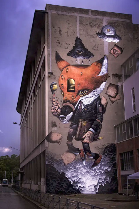 Oeuvre professeur Renard