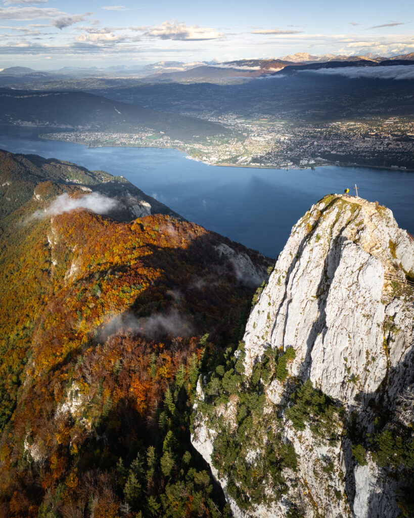 Lac du Bourget depuis la dent du Chat