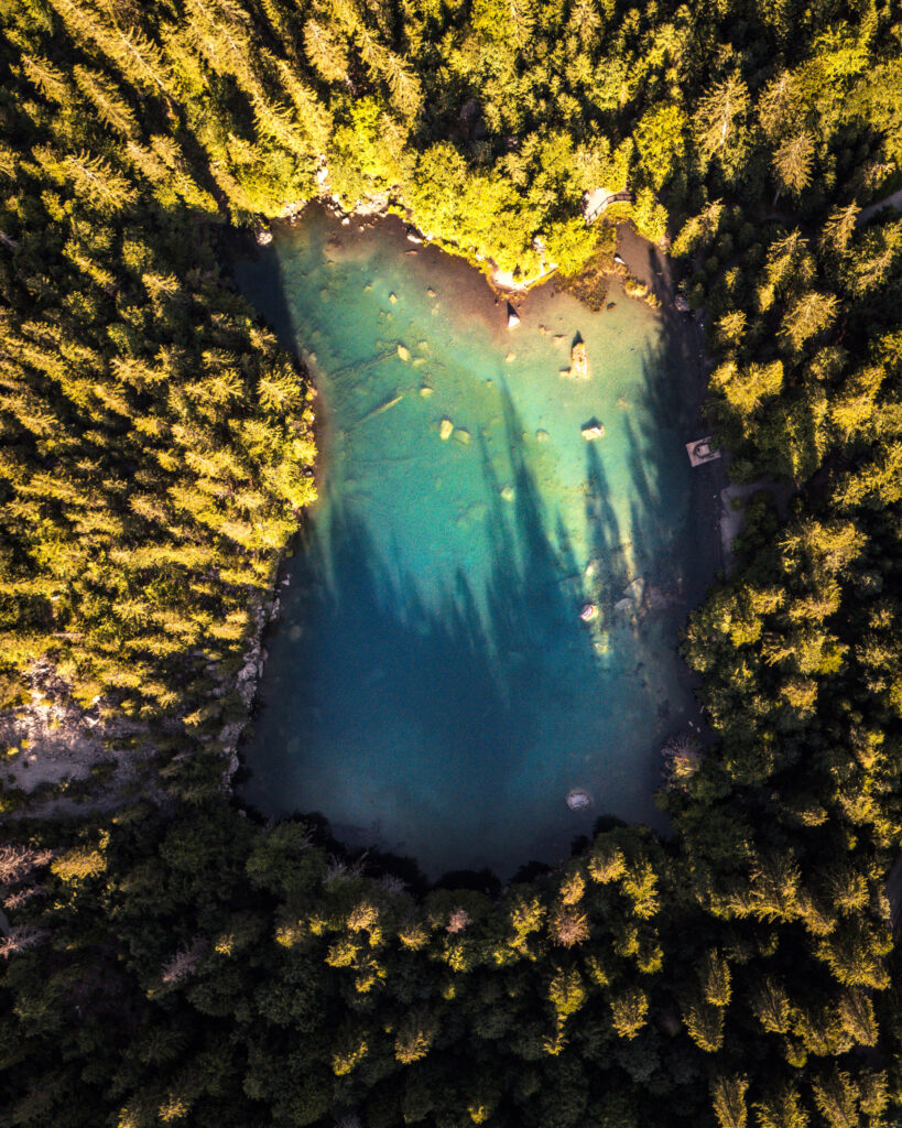 Lac Vert de Passy, l'un des plus beaux lacs de Haute Savoie
