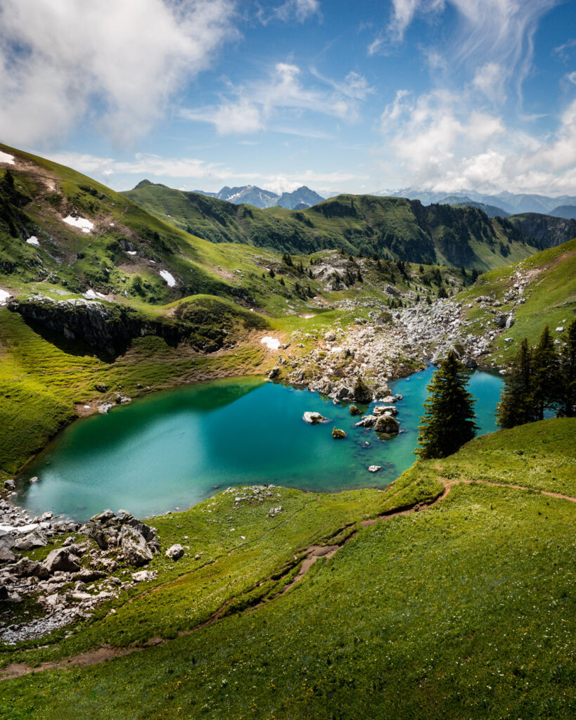Lac de Darbon, l'un des plus beaux lac de Haute Savoie