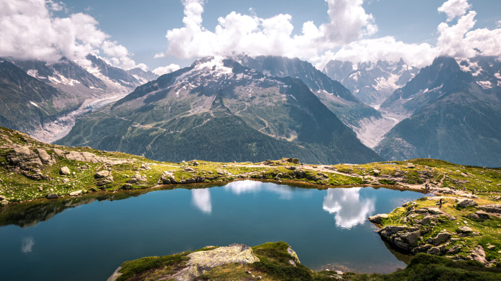 Lacs des Chéserys, au dessus de Chamonix