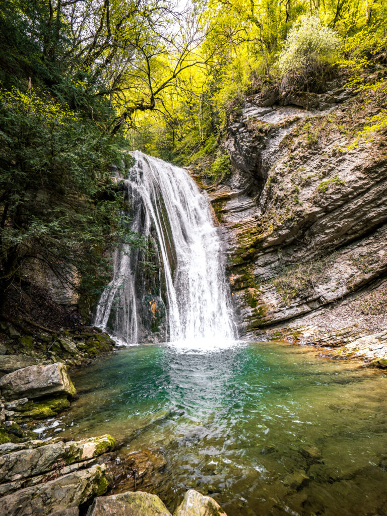 L'une des cascade d'Alloix dans le massif de la Chartreuse
